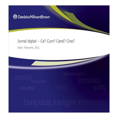 Jurnalul Digital al utilizatorului de Internet din Romania