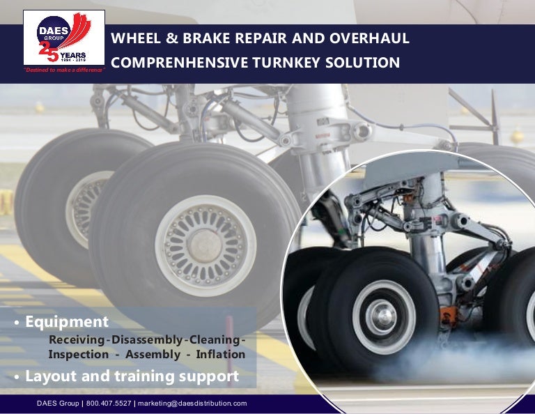 Aircraft wheel and brake shop solution