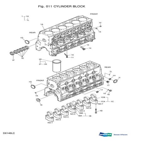 Takeuchi tb175 w hydraulic excavator parts catalogue manual (serial no ...