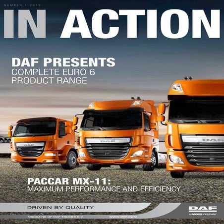 DAF in action magazine 2013, Number 1 | PDF