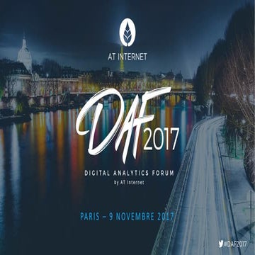 [DAF 2017] Analytics Suite 2 - Data you can trust