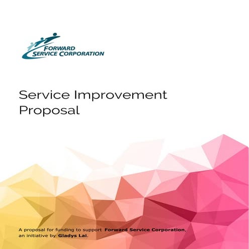 FSC Service Improvement Proposal