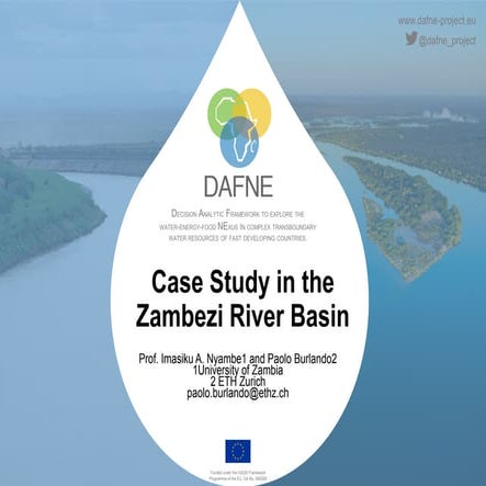 DAFNE case study on the Zambezi river basin | PDF