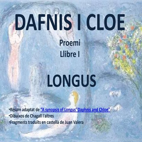 Dafnis i Cloe llibre I