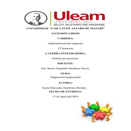 DAFO, organigrama y procesos operativos que están dentro de una gestión de procesos 