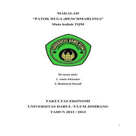 Daftar isi makalah statistik