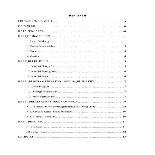 Daftar isi1