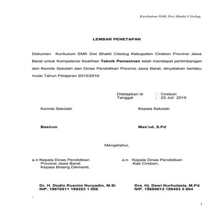 Daftar nilai ujian