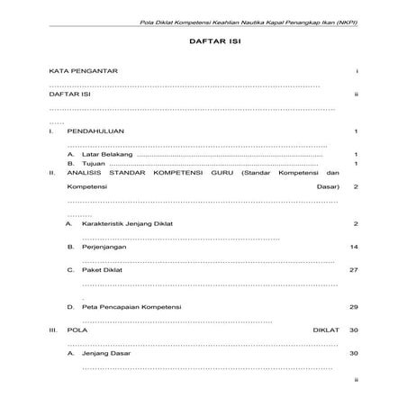 Daftar isi pola_diklat_nkpi_2012