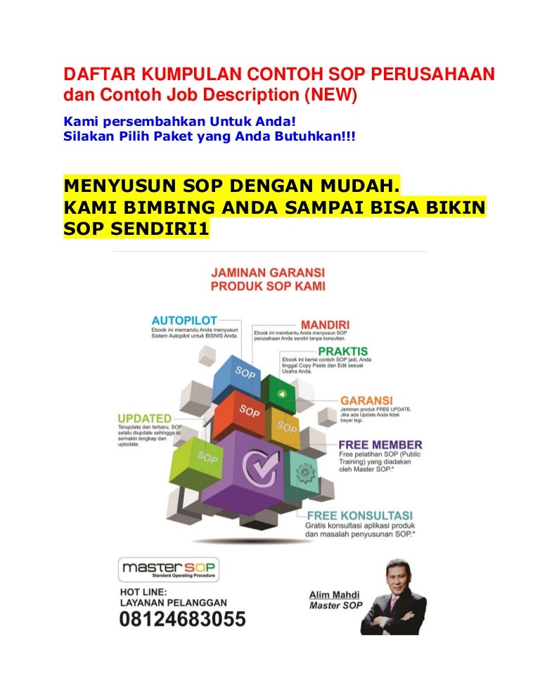 Contoh Sop General Affairs Contoh Sop General Affairs