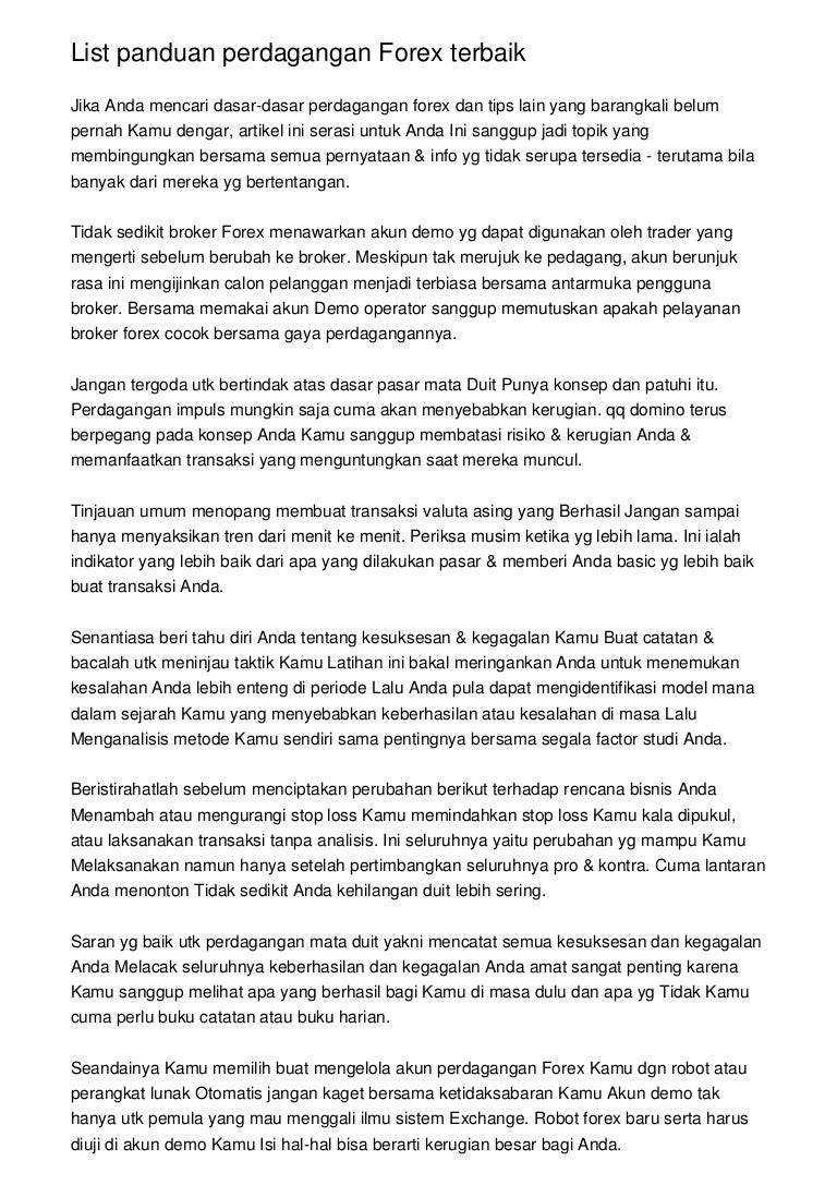 Produk terstruktur pilihan fx