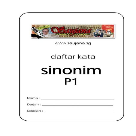 Daftar Sinonim P1