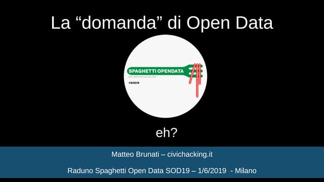 Come gestire la domanda di Open Data nel 2019?