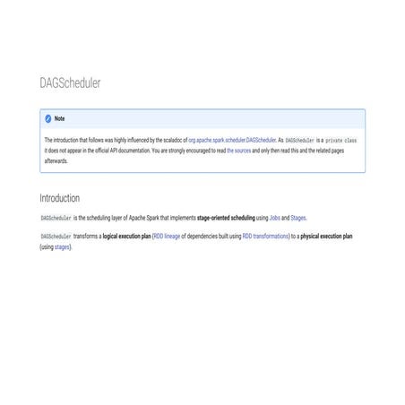 DAGScheduler - The Internals of Apache Spark.pdf