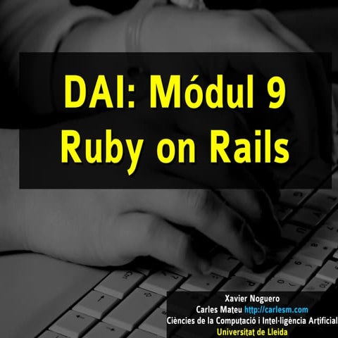 Dai 9 - Ruby on Rails