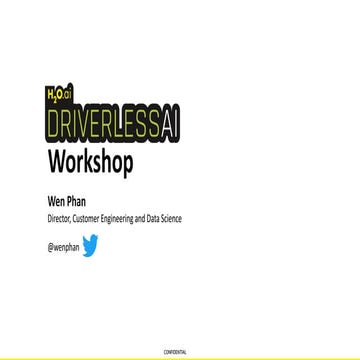 H2O Driverless AI Workshop