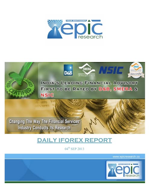 Bank daily forex report