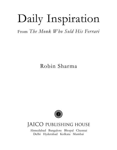 Daily inspiration