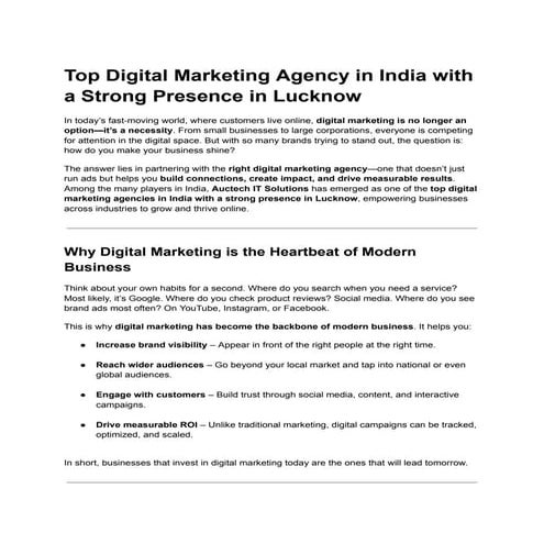 TOP DIGITAL MARKETING AGENCY IN INDIA -AUCTECH IT SOLUTIONS