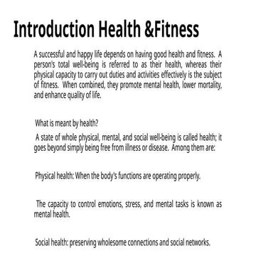 Physical Education PPT on Class XI chapter 3 Physical fitness ...