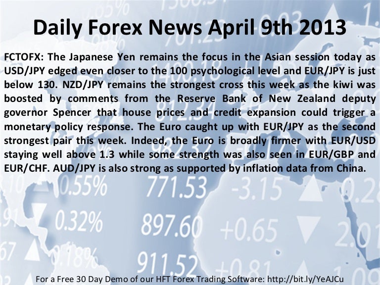 Daily forex news