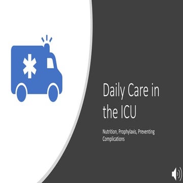 Daily ICU Care