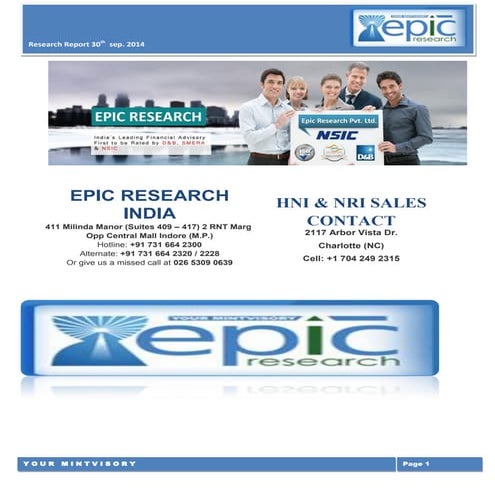 Daily klse malaysia report by epic research malaysia 30th september ...