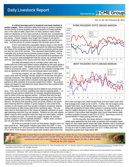 Daily livestock report feb 26 2013