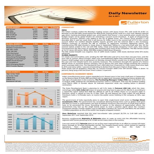 Daily Newsletter - October 4, 2011