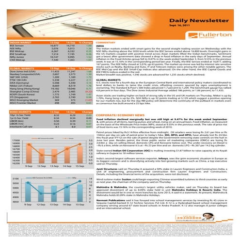 Daily Newsletter - October 14, 2011 | PDF