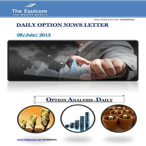 Option news letter 08 july 2013 | PDF