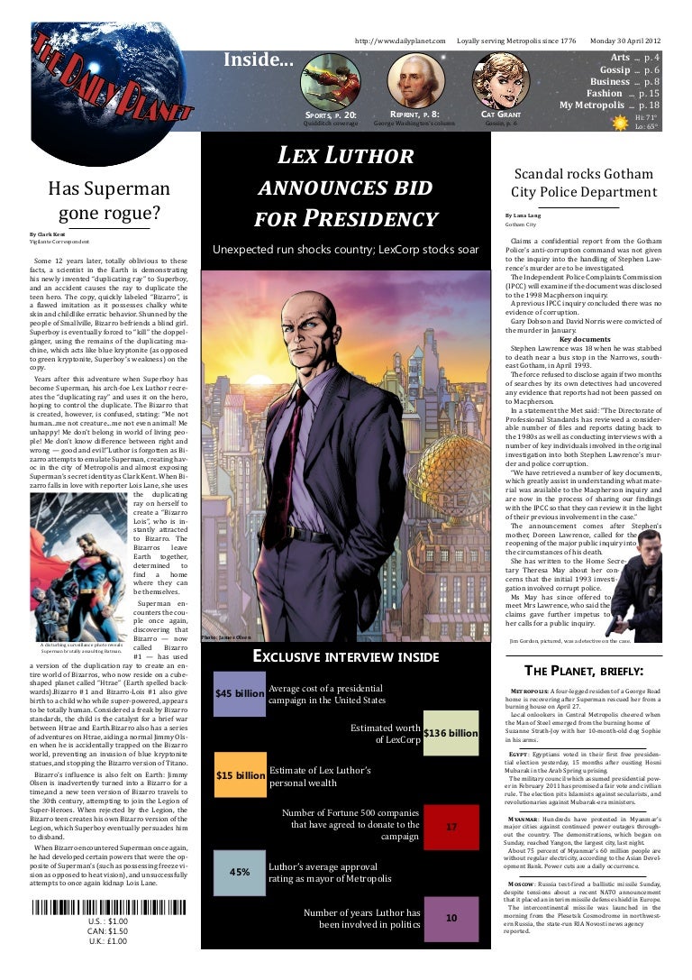 Daily Planet Redesign