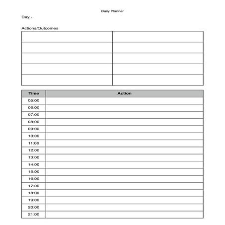 Daily planner | PDF