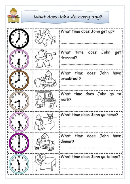 Daily routine time 30-12-2018 | PDF