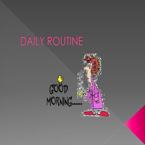Daily routine | PPTX