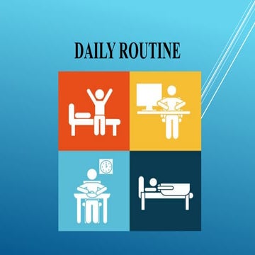 Daily routine | PPTX