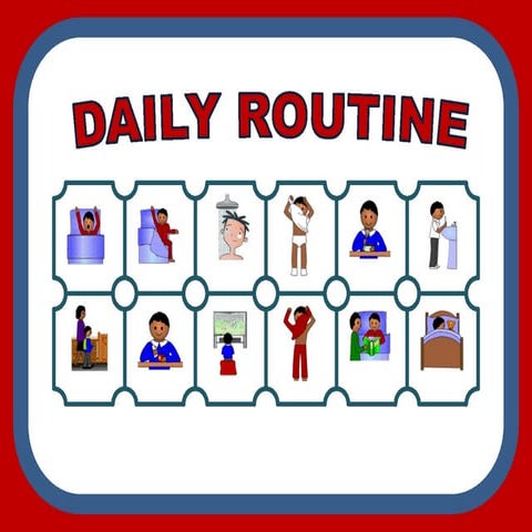 DAILY ROUTINE 1085780 O.K.pptxDaily routine habits afit¿rmative for ...