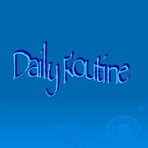 Daily routine alejandra quintero