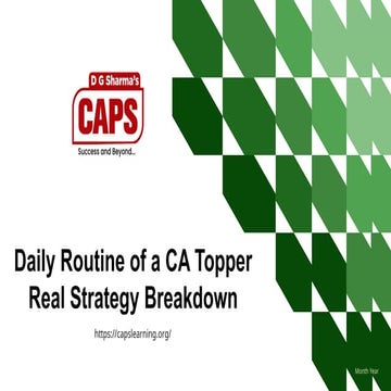 Daily Routine of a CA Topper Real Strategy Breakdown.pptx
