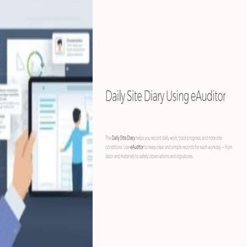 Daily Site Diary with eAuditor Audits and inspections | PDF