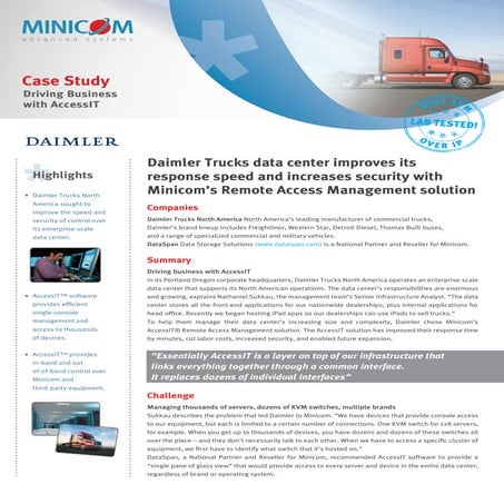 Daimler Truckscase Case Study Low
