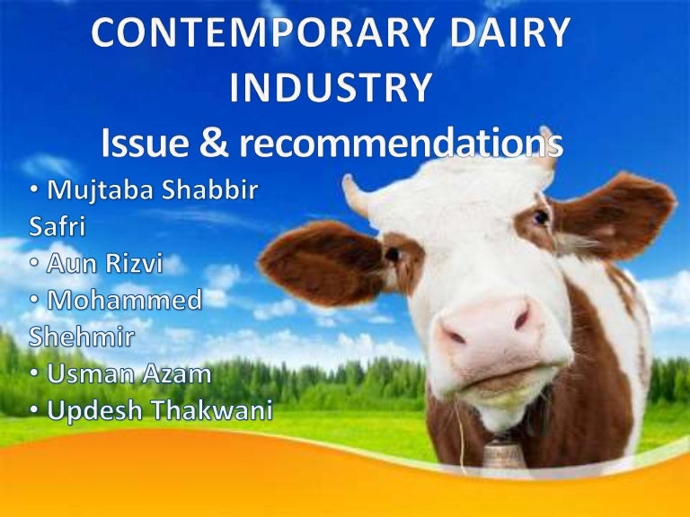 Dairy Industry Pakistan 2012