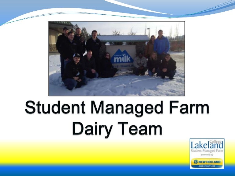 SMF Dairy Team Final Presentation April 2013