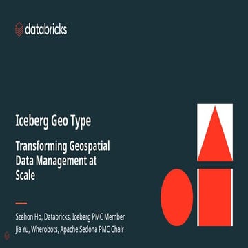 Iceberg Geo Type: Transforming Geospatial Data Management at Scale