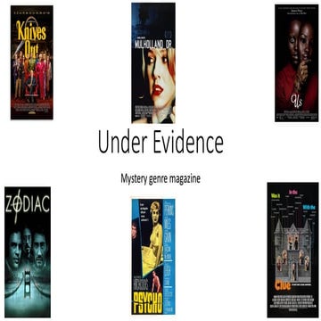 Daisy mystery genre magazine class pitch