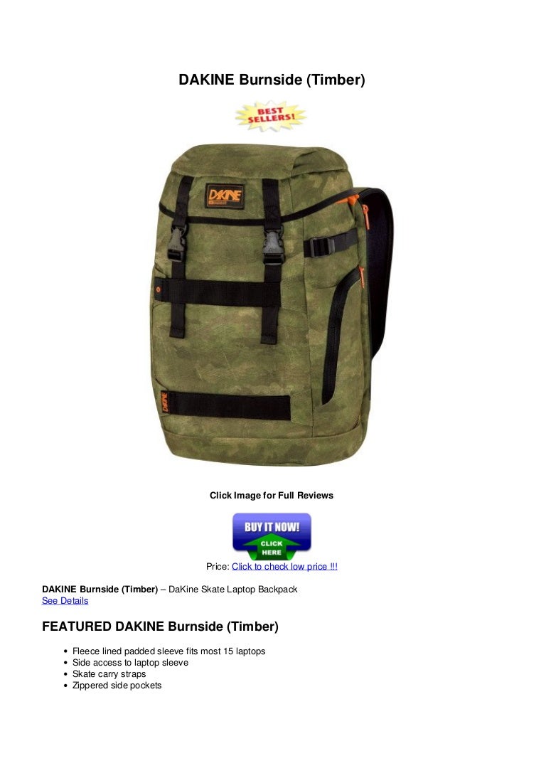 dakine burnside backpack