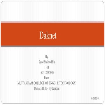Daknet by moinuddin