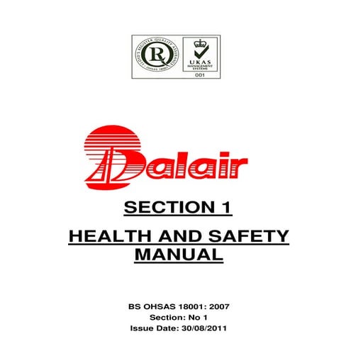 Dalair limited health_and_safety_manual_2011