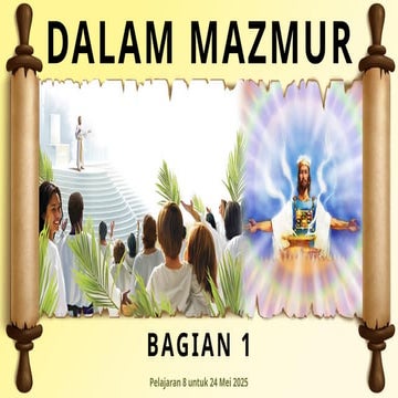 Sekolah Sabat - Triwulan 2 2025 - Pelajaran 8