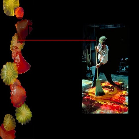 Dale Chihuly inspired art